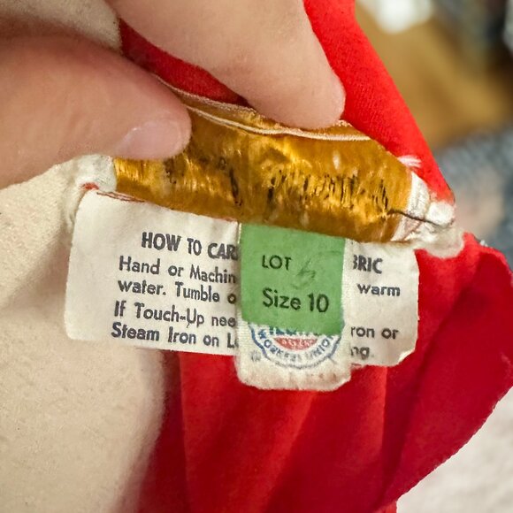 Vintage 1970s Ayres Unlimited Red Maxi Dress | Greek Goddess | Size 10 - Picture 13 of 16